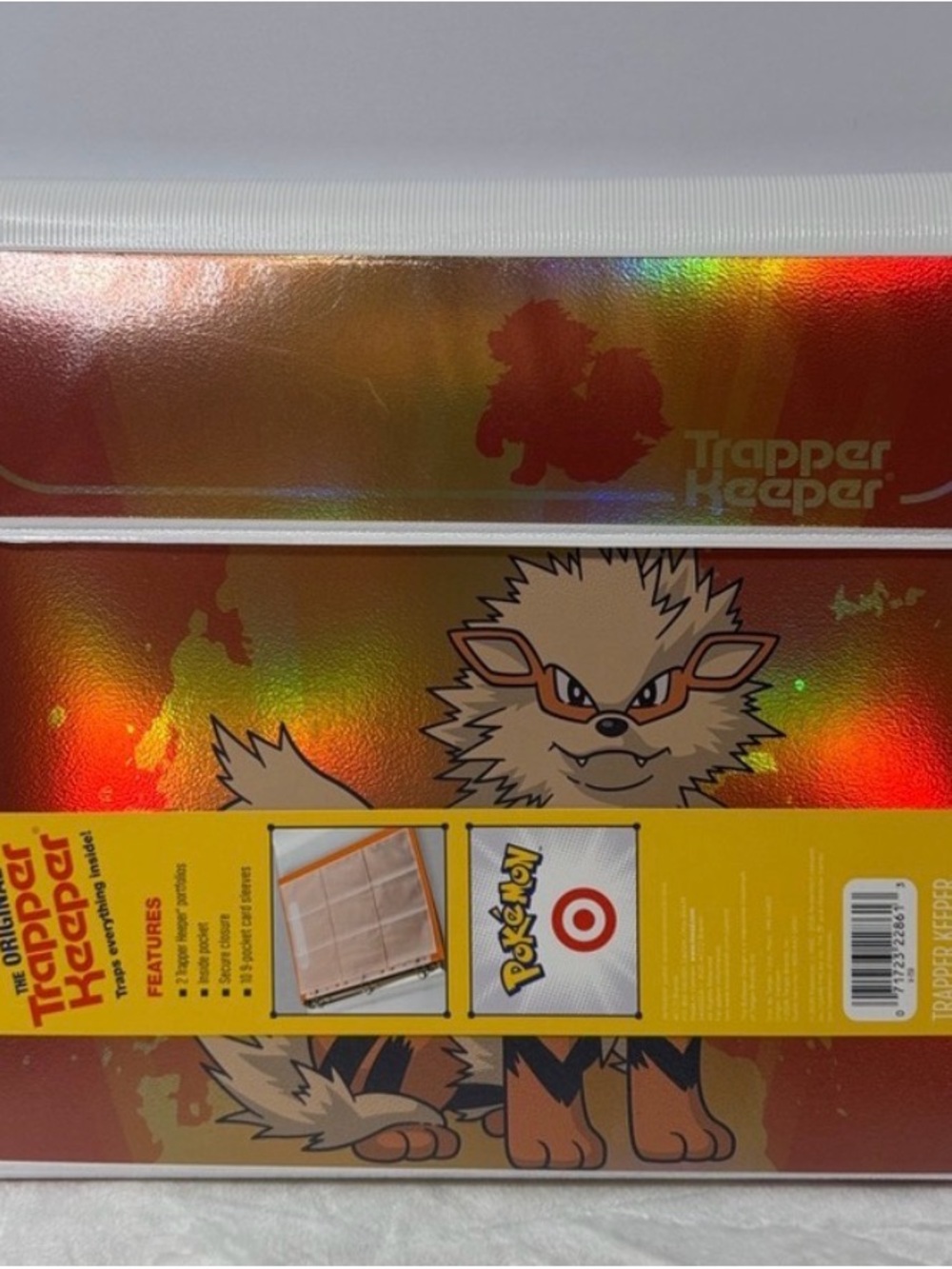 Pokémon Arcanine Holographic Binder